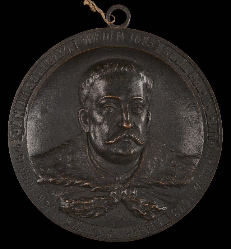 Medalion z wizerunkiem Jana III