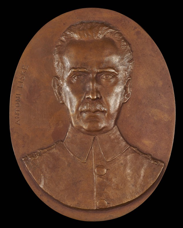 Medalion z portretem Antoniego Liskego