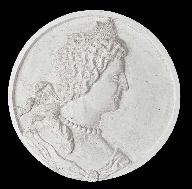 Medalion z portretem królowej Marii Kazimiery