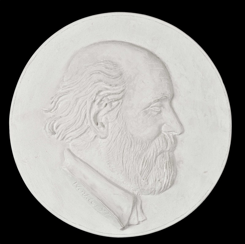Medalion z portretem Witolda Czopowika - rzeźbiarza