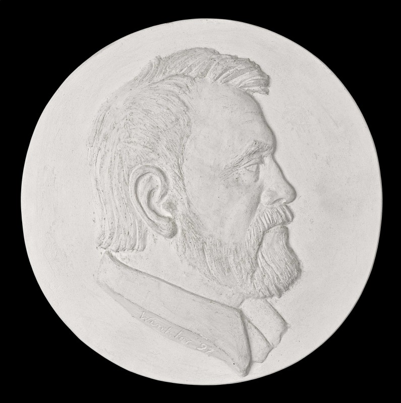 Medalion z portretem Edwarda Jelińskiego - rzeźbiarza