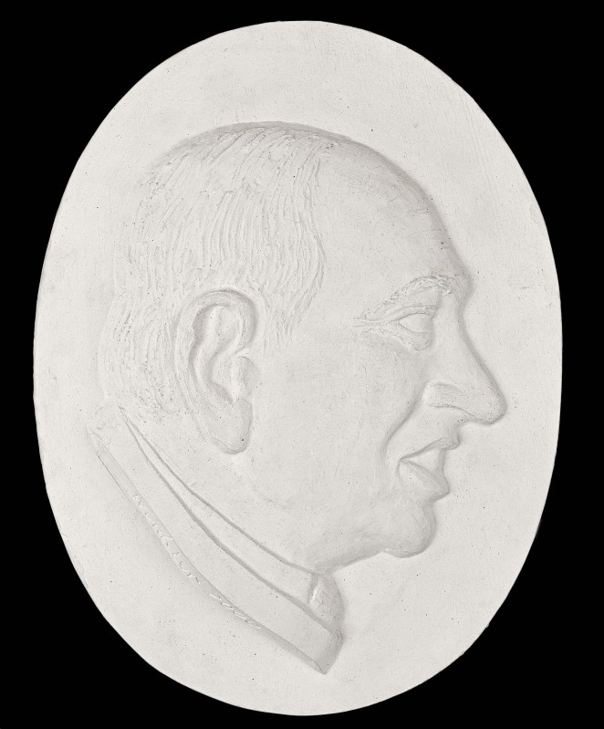 Medallion with portrait of Janusz Wilczyński