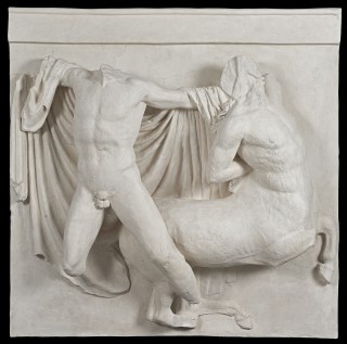 kopia rzeźby antycznej, Fidiasz, 447-438 r. p.n.e.; odlew gipsowy z XIX w.