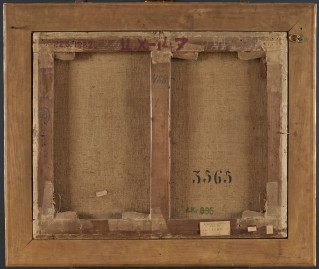 Guillame du Vair with Members of the Parlement of Paris (fragment of a damaged painting) - 3