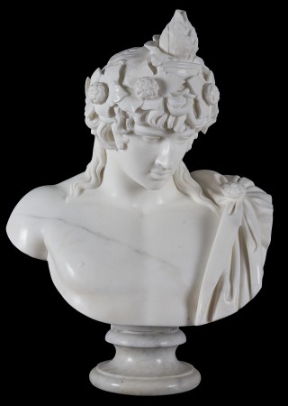 Bust of Antinousa (Dionizosa-Ozyrysa) - 2