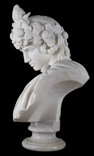 Bust of Antinousa (Dionizosa-Ozyrysa) - 3