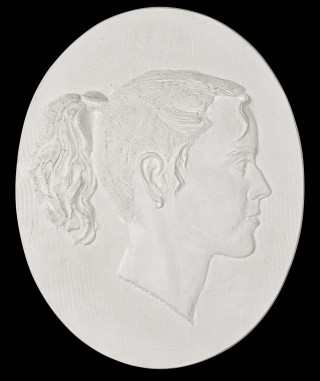 Medallion with portrait of Zofia Stawowa