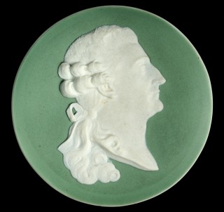 Medallion plaque with a profile of Stanisław August - 1