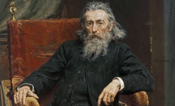 Autoportret Jana Matejki siedzącego w fotelu.